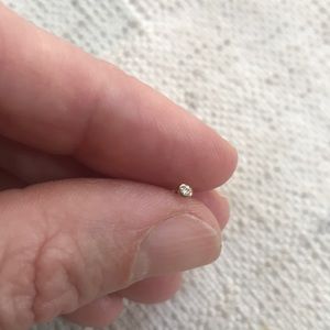 tiny catbird diamond earring single stud